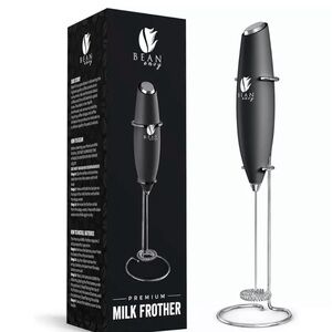 Bean Envy Milk Frother Handheld for Coffee - Electric Hand Blender